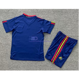 Camiseta España 2010 2ª Equipación Retro Niño Kit