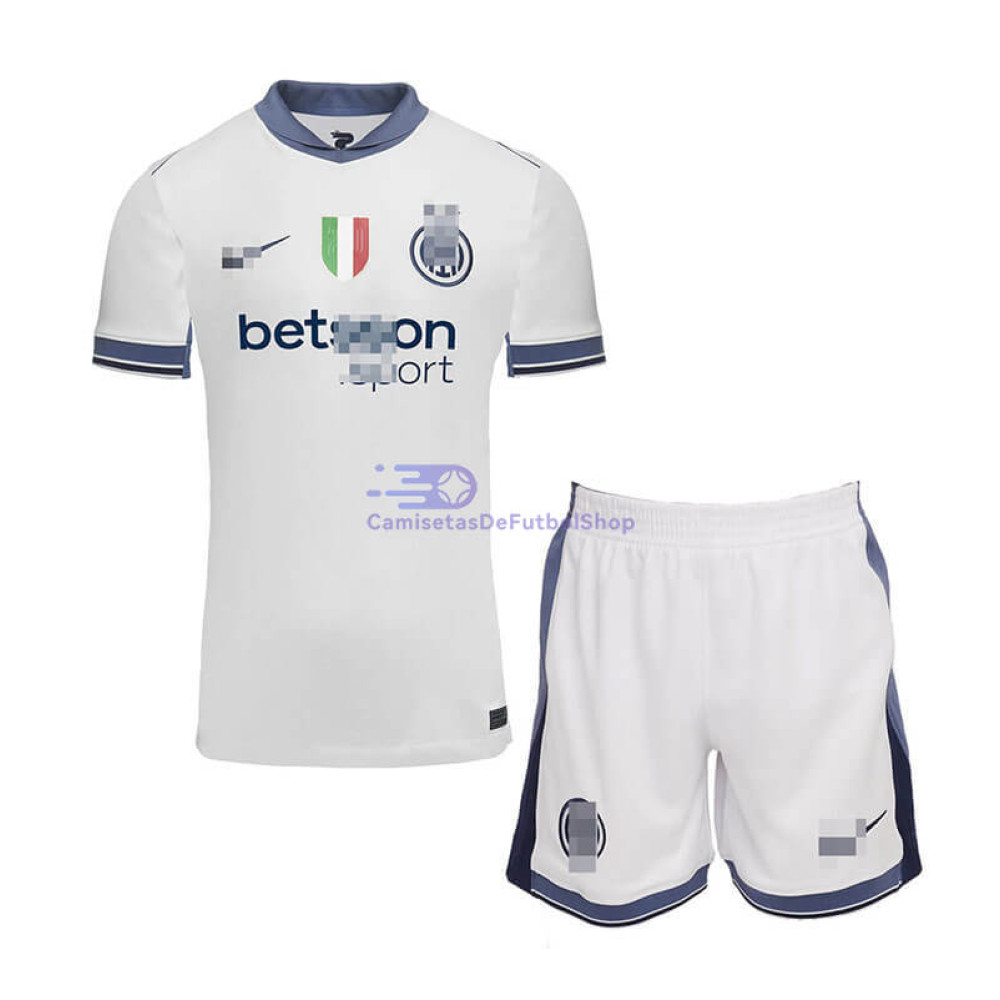Camiseta Inter de Milan 2024/2025 2ª Equipación Niño Kit