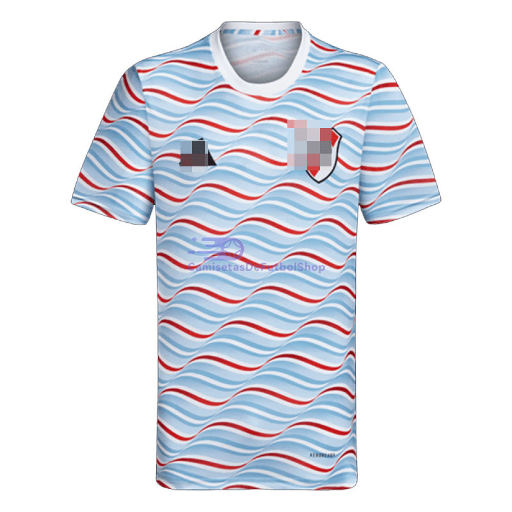Camiseta River Plate 2024/2025 Azul/Rojo Pre-Match