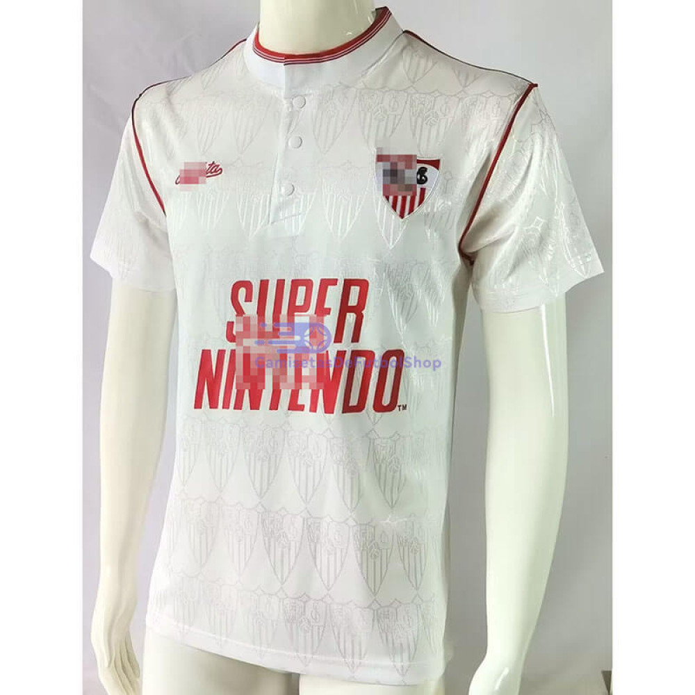 Camiseta Sevilla FC 1991/92 1ª Equipación Retro