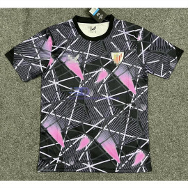 Camiseta Athletic de Bilbao 2024/2025 Negro/Rosa Pre-Match