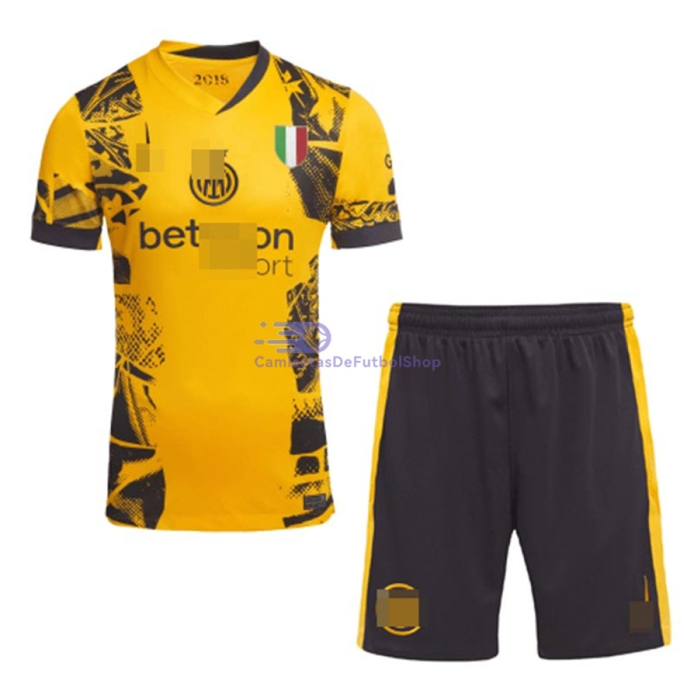 Camiseta Inter De Milán 2024/2025 3ª Equipación Niño Kit