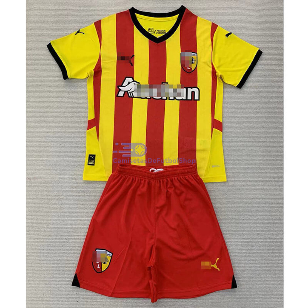 Camiseta RC Lens 2024/2025 1ª Equipación Niño Kit
