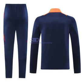 Chandal Manchester United Azul Oscuro/Naranja 2024/2025