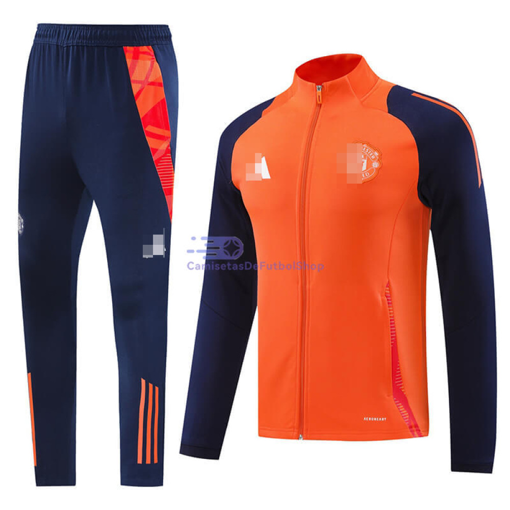 Chandal Manchester United Naranja/Azul 2024/2025