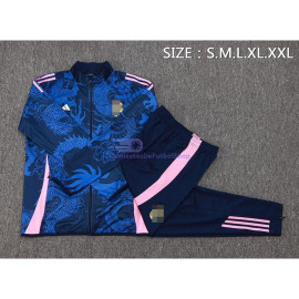 Chandal Real Madrid Azul Real con Estampado 2024/2025