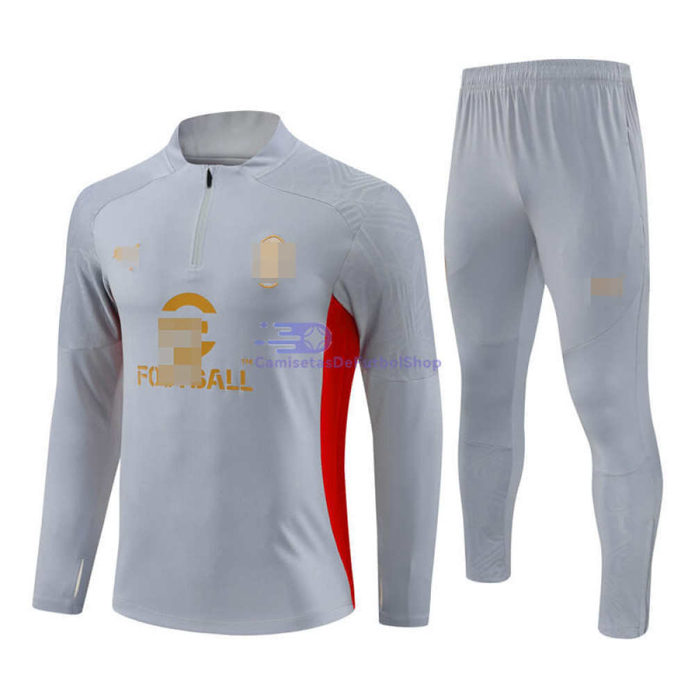 Sudadera De Entrenamiento Arsenal Gris 2024/2025 Kit