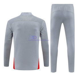 Sudadera De Entrenamiento Arsenal Gris 2024/2025 Kit