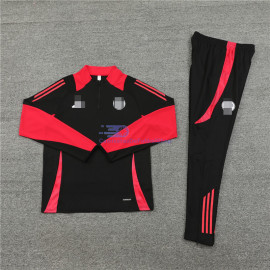 Sudadera de Entrenamiento Bayern Múnich Negro/Rojo 2024/2025 Kit