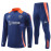 Sudadera de Entrenamiento Manchester United 2024/2025 Azul Marino/Naranja Kit