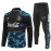 Sudadera de Entrenamiento Napoli Negro/Azul 2024/2025 Kit