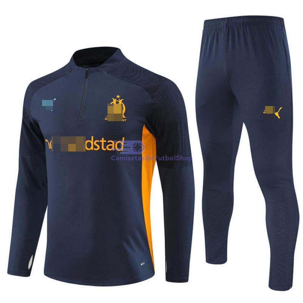 Sudadera de Entrenamiento Olympique Marsella Azul Marino 2024/2025 Kit