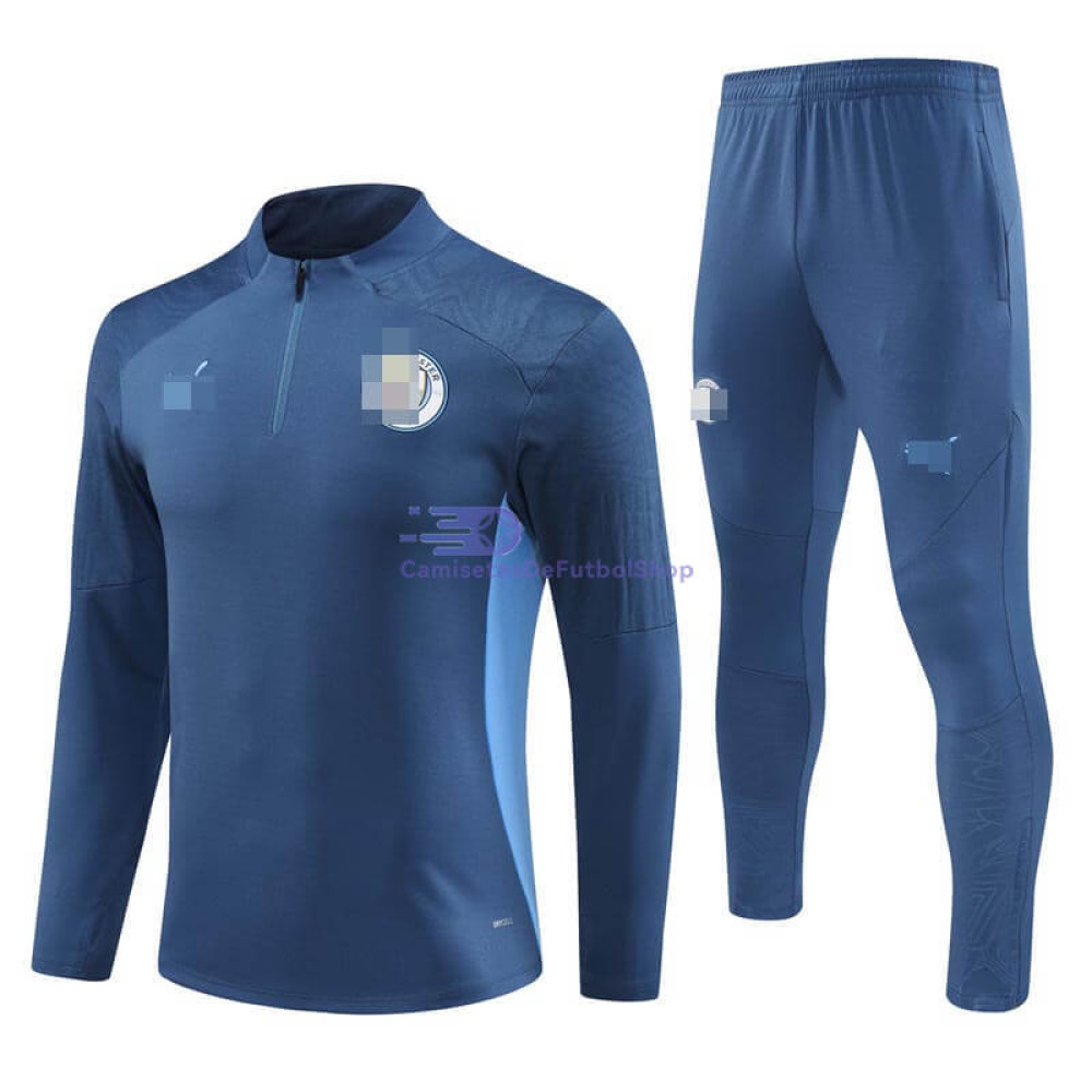 Sudadera de Entrenamiento Manchester City Azul 2024/2025 Kit