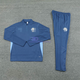 Sudadera de Entrenamiento Manchester City Azul 2024/2025 Kit