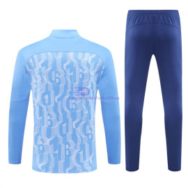 Sudadera de Entrenamiento Manchester City Azul Claro 2024/2025 Kit