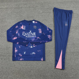 Sudadera de Entrenamiento PSG 2024/2025 Azul/Rosa Kit