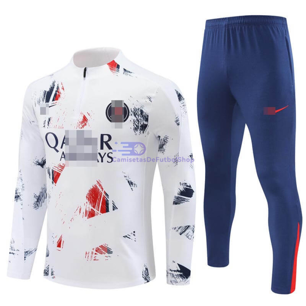 Sudadera de Entrenamiento PSG Blanco 2024/2025 Kit
