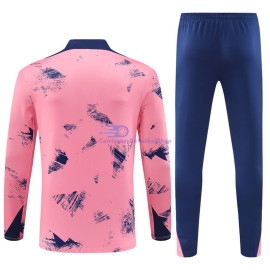 Sudadera de Entrenamiento PSG Rosa/Azul 2024/2025 Kit