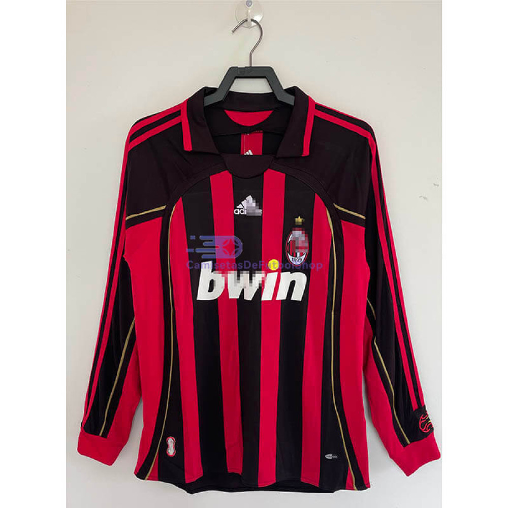 Camiseta AC Milan 06/07 1ª Equipación Retro ML