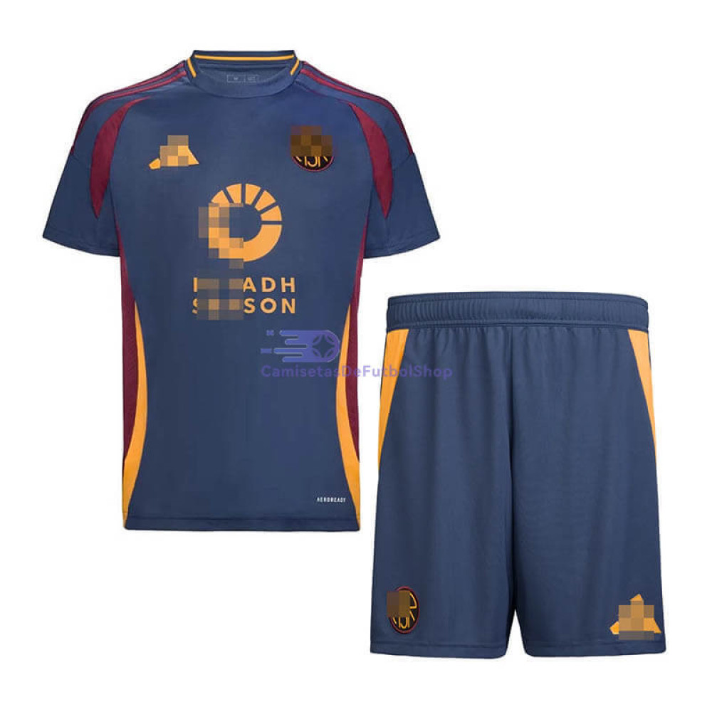 Camiseta AS Roma 2024/2025 3ª Equipación Niño Kit