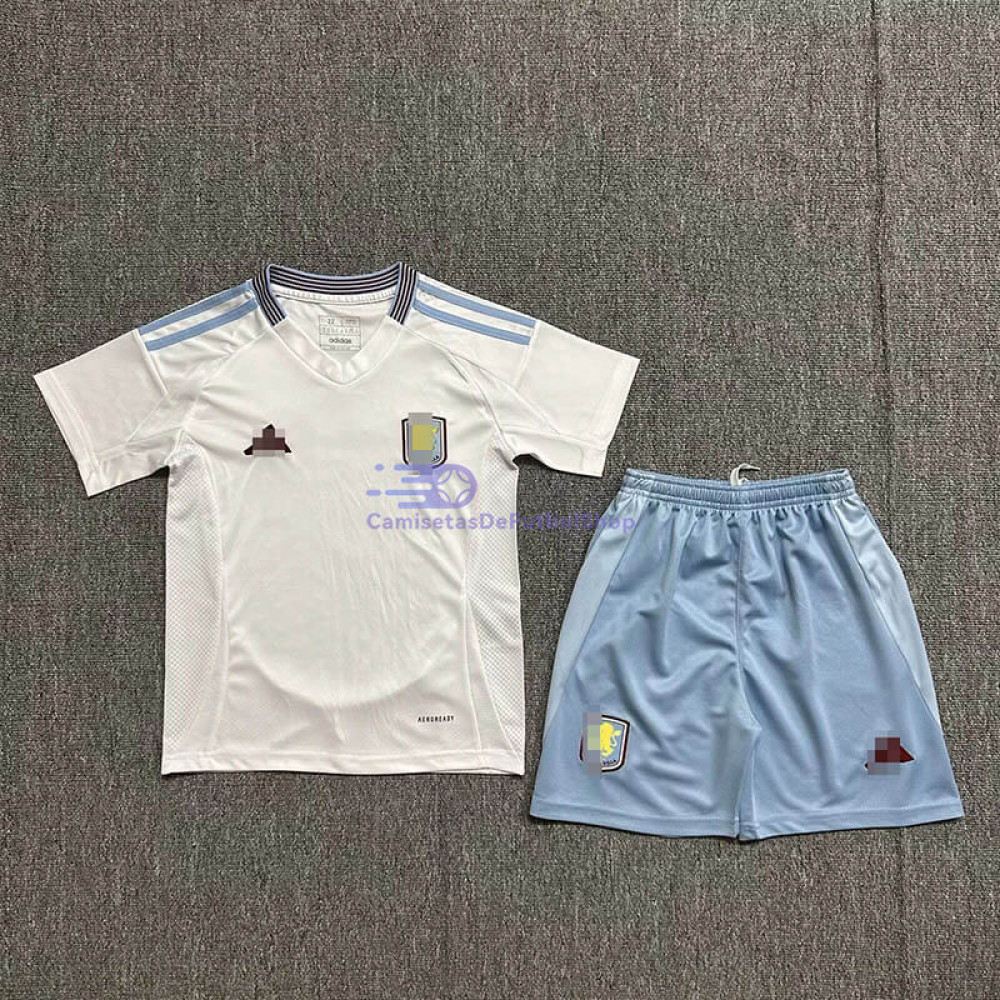 Camiseta Aston Villa 2024/2025 2ª Equipación Niño Kit