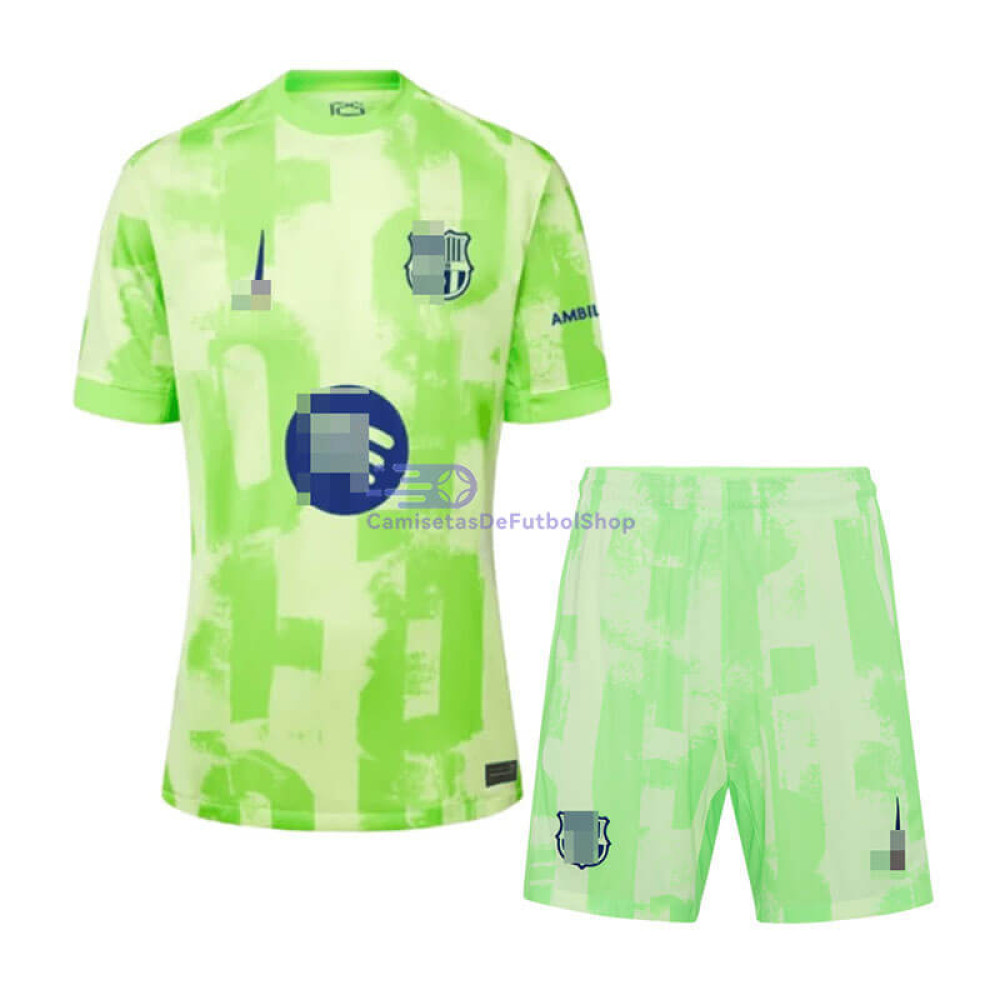 Camiseta Barcelona 2024/25 3ª Equipación Niño Kit