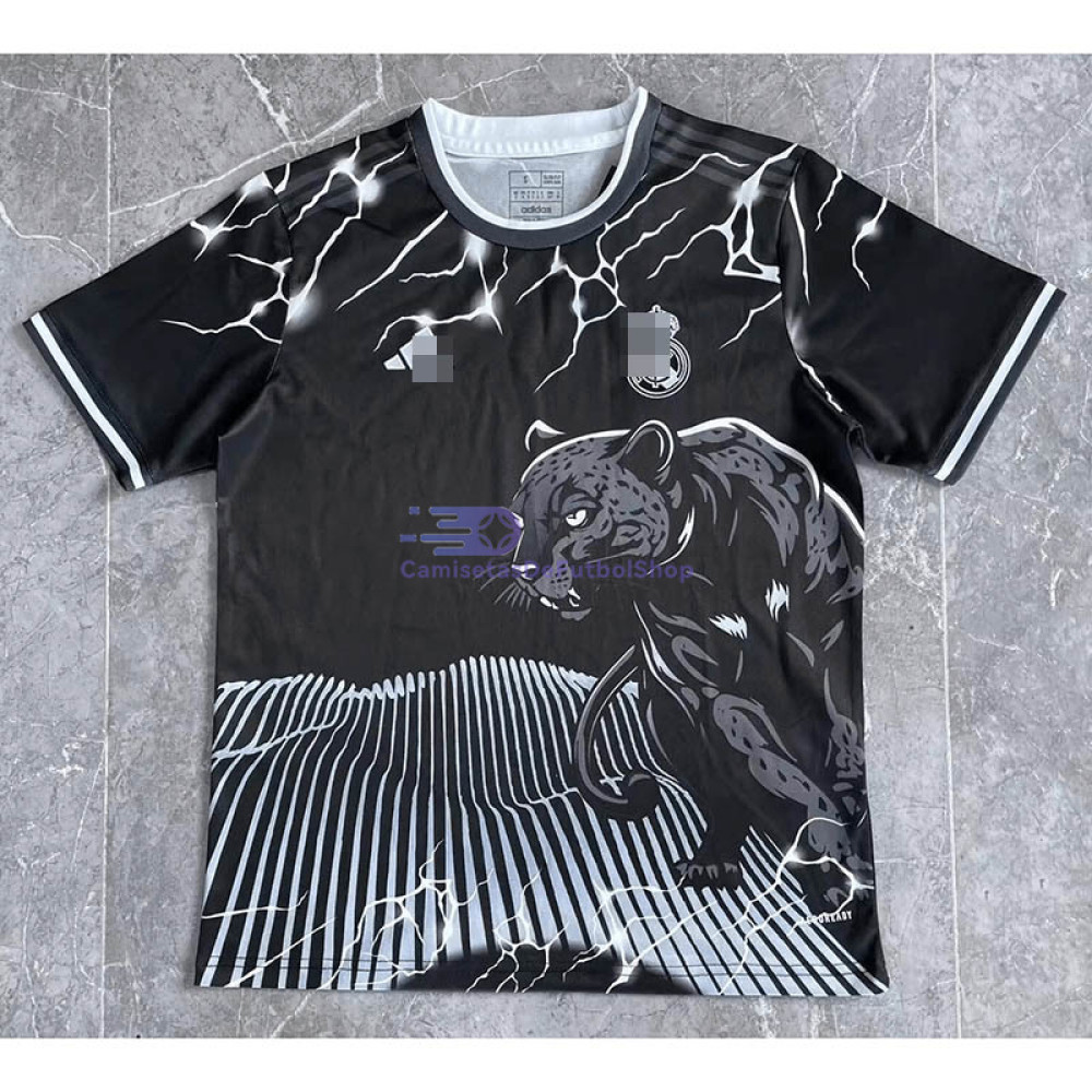Camiseta Real Madrid Negro/Blanco 2024/2025