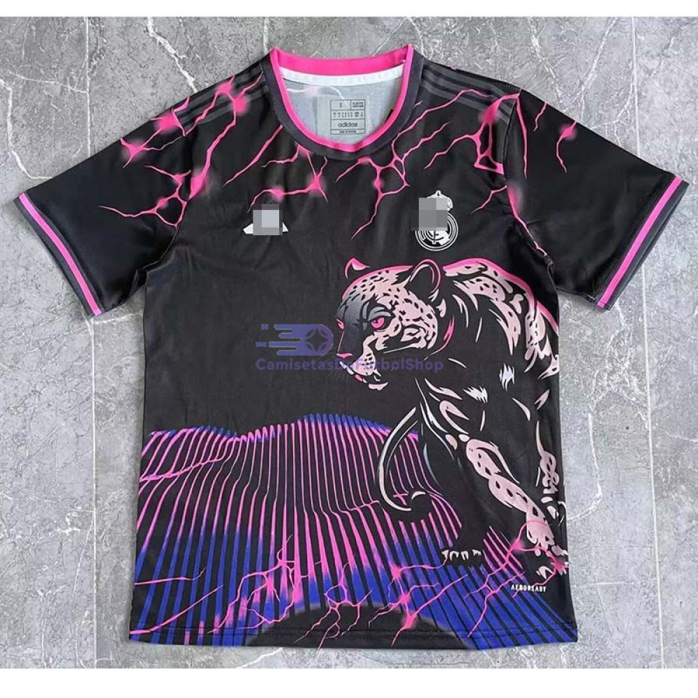 Camiseta Real Madrid Negro/Rosa 2024/2025