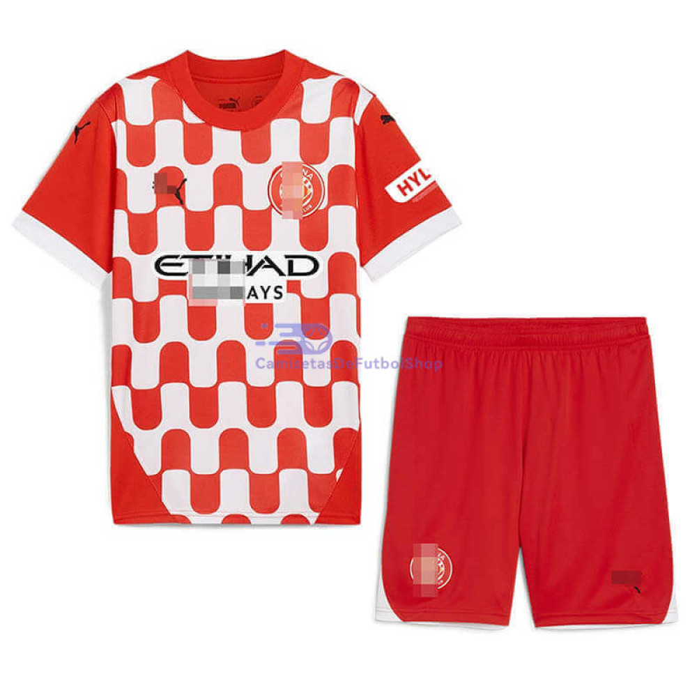 Camiseta Girona 2024/2025 1ª Equipación Niño Kit