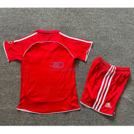 Camiseta Liverpool 2006/07 1ª Equipación Retro Niño Kit
