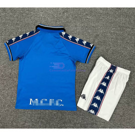Camiseta Manchester City 1997/99 1ª Equipación Retro Niño Kit
