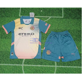 Camiseta Manchester City 2024/2025 4ª Equipación Niño Kit