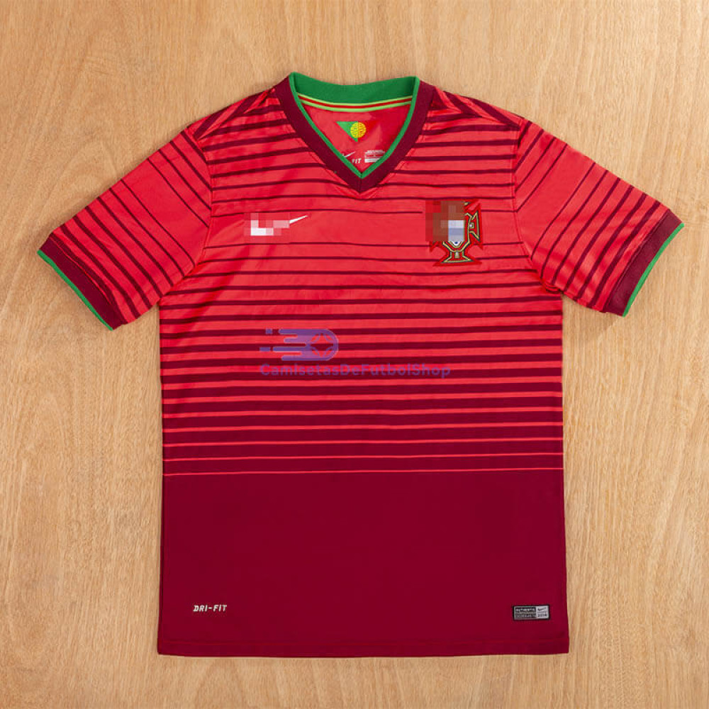 Camiseta Portugal 2014 1ª Equipación Retro
