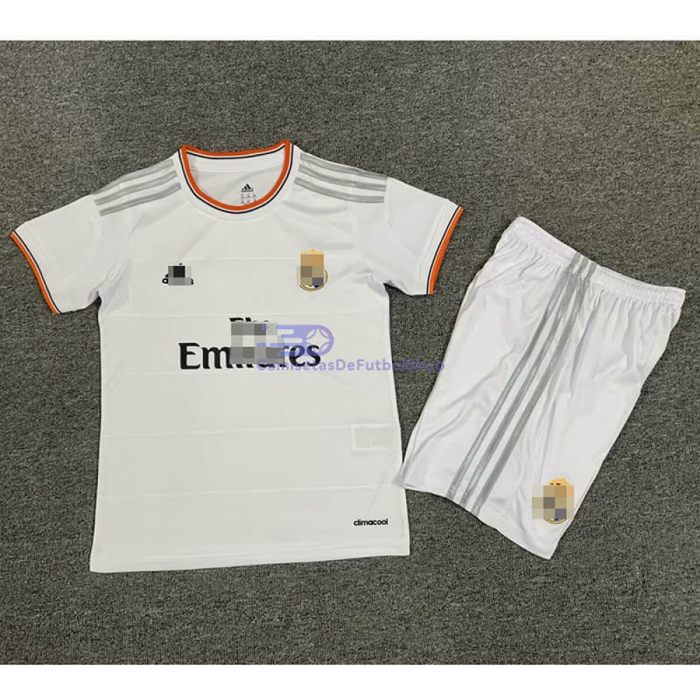 Camiseta Real Madrid 2013/14 1ª Equipación Retro Niño Kit