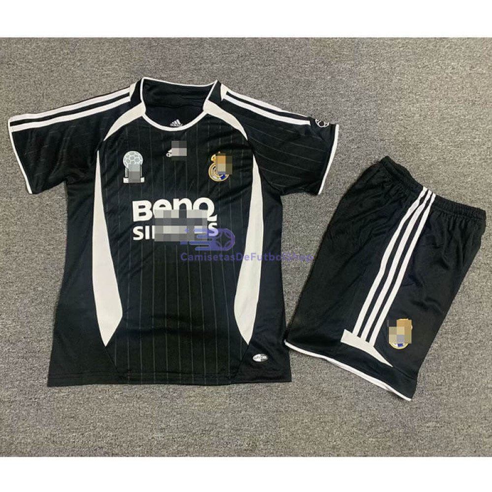 Camiseta Real Madrid 2006/07 2ª Equipación Retro Niño Kit
