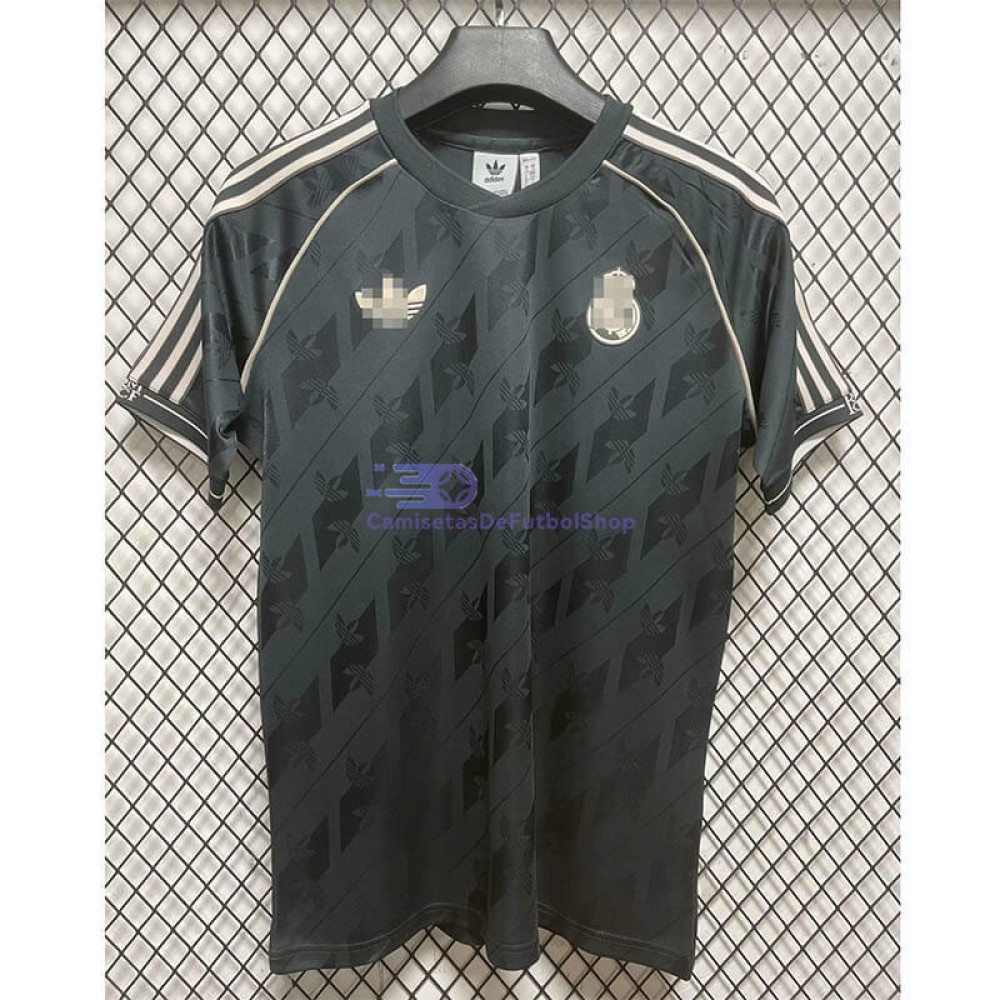 Camiseta Real Madrid Gris Oscuro 2024/2025 Real Ls Jsy
