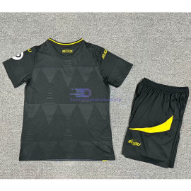 Camiseta Wolverhampton Wanderers 2024/2025 2ª Equipación Niño Kit