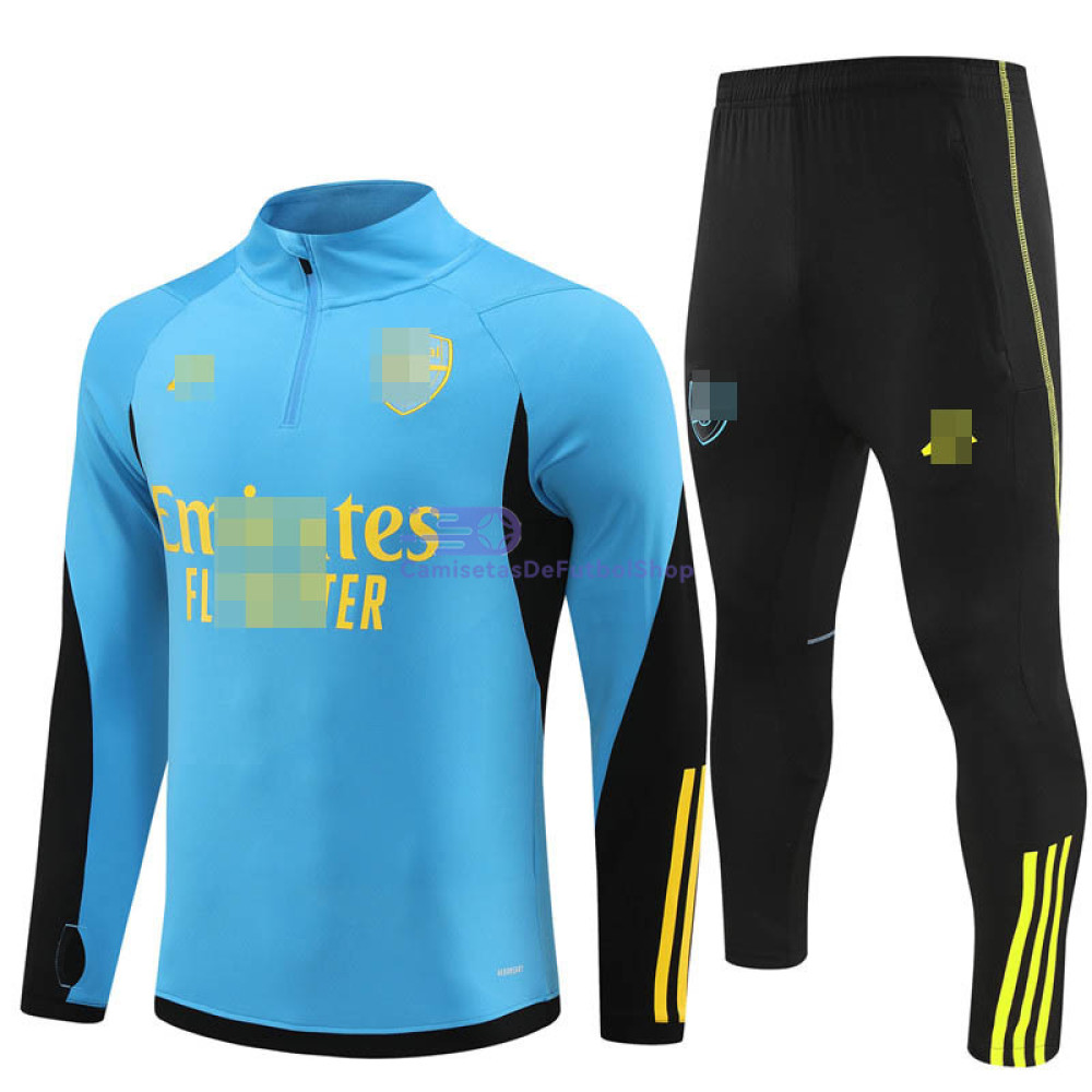 Sudadera De Entrenamiento Arsenal Azul/Negro 2024/2025 Kit