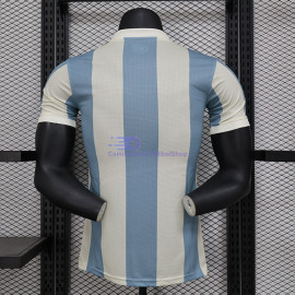 Camiseta Argentina 2024 Azul/Blanco Edición Conmemorativa (EDICIÓN JUGADOR)