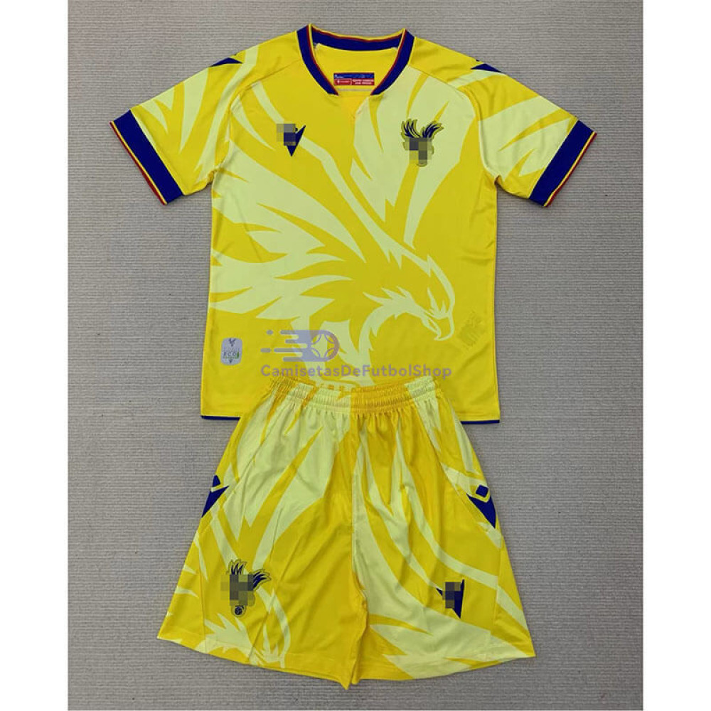 Camiseta Crystal Palace FC 2024/2025 2ª Equipación Niño Kit