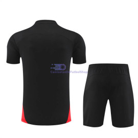 Camiseta de Entrenamiento AC Milan 2024/2025 Negro/Rojo Kit