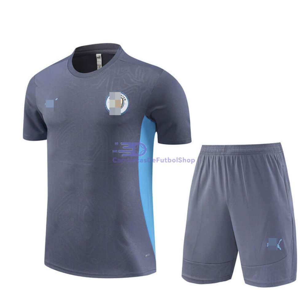 Camiseta de Entrenamiento Manchester City 2024/2025 Gris Oscuro Kit