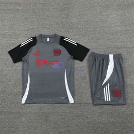 Camiseta de Entrenamiento Manchester United 2024/2025 Gris Oscuro/Negro Kit
