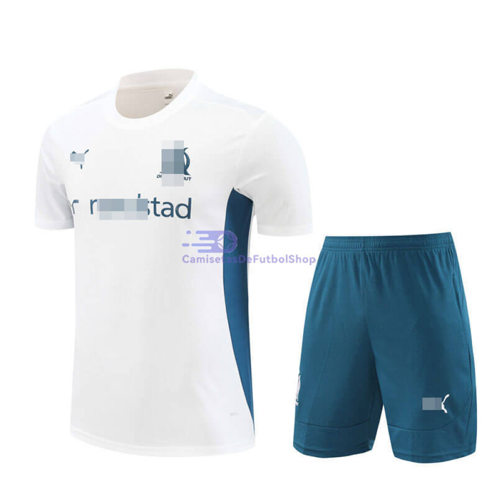 Camiseta de Entrenamiento Olympique Marsella 2024/2025 Blanco Kit