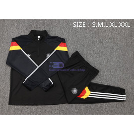 Sudadera de Entrenamiento Alemania 2024 Negro Kit