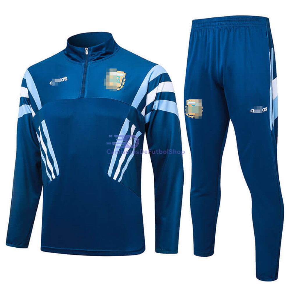 Sudadera de Entrenamiento Argentina 2024 Azul Oscuro Kit