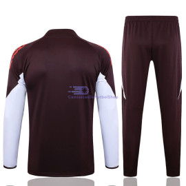 Sudadera de Entrenamiento Bayern Múnich 2024/2025 Rojo Oscuro Kit