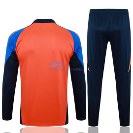 Sudadera De Entrenamiento Juventus 2024/2025 Naranja/Azul Kit