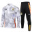Sudadera De Entrenamiento Real Madrid 2024/2025 Blanco/Gris con Estampado Kit