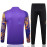 Sudadera De Entrenamiento Real Madrid 2024/2025 Morado con Estampado Kit